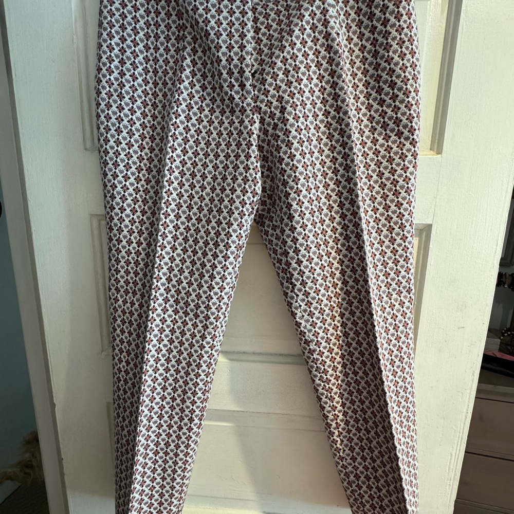 Tory Burch Jacquard Pants Size 8